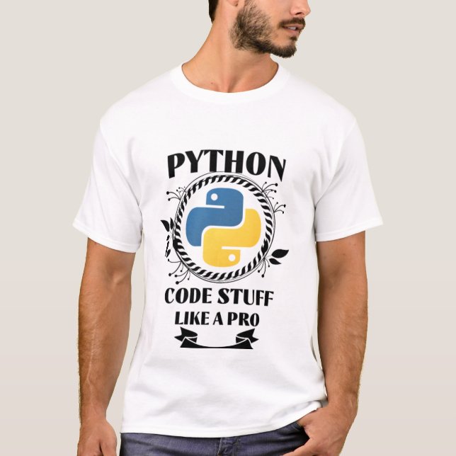 Python programming T-Shirt (Front)