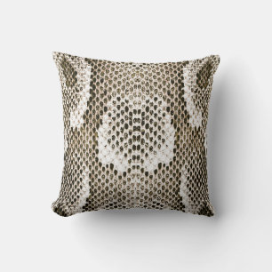 Python Skin: Animal Pattern Design Cushion