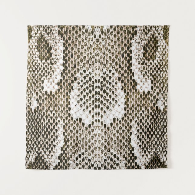 Python Skin: Animal Pattern Design Tapestry (Front)