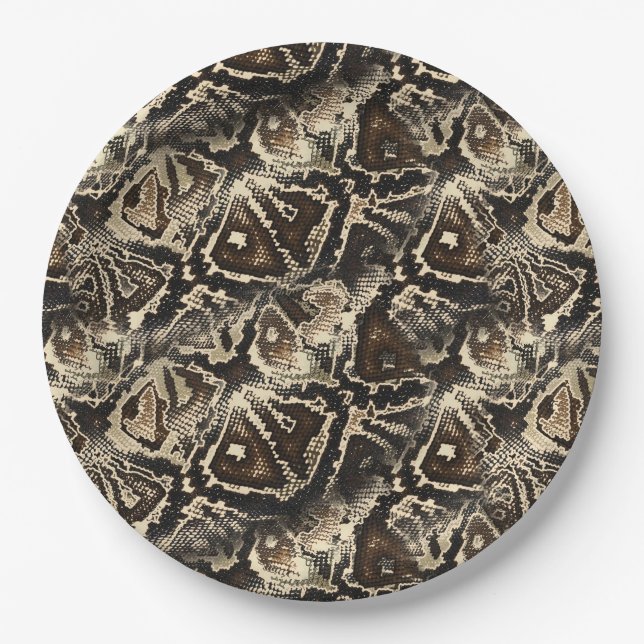Python Skin  Paper Plate (Front)