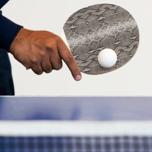 Python Snake Skin Animal Print Ping Pong Paddle