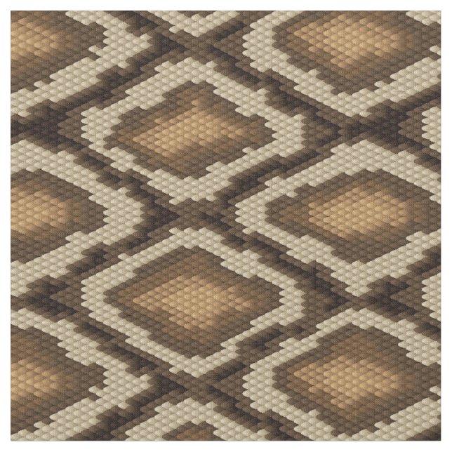 Python snake skin pattern 2 fabric (Close Up)