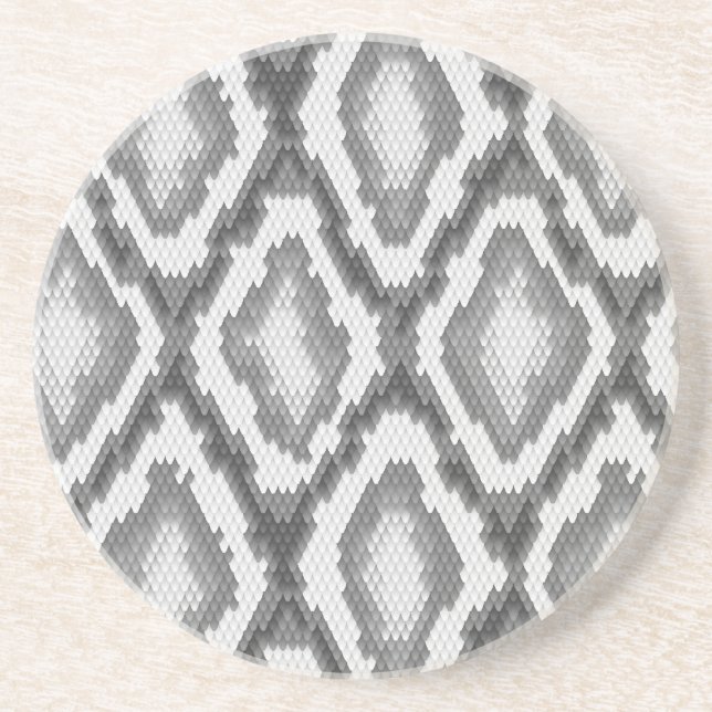 Python snake skin pattern coaster (Front)