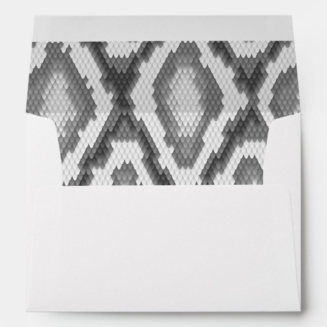 Python snake skin pattern envelopes (Back (Bottom))