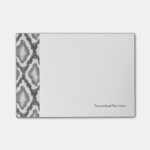 Python snake skin pattern post-it notes