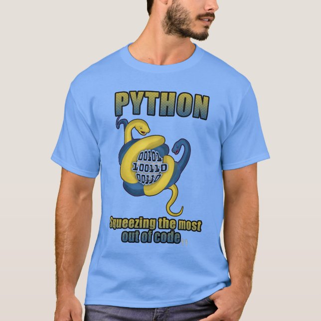 Python: Squeezing  the Most Out of Code T-Shirt (Front)