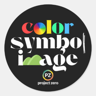 PZ Colour, Symbol, Image Sticker (Round)
