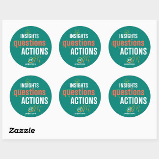 PZ Insights, Actions, Questions Sticker