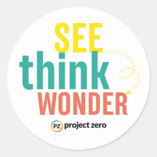 PZ See, Think, Wonder Sticker