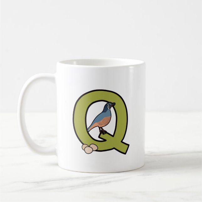 Q is for… personalised mug (Left)