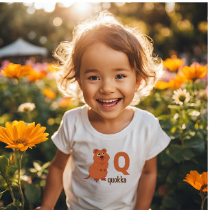 Q is for Quokka: Adorable Alphabet Toddler Tee