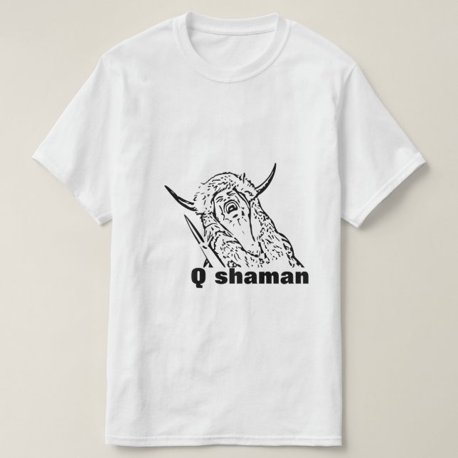 q shaman anon  T-Shirt (Design Front)