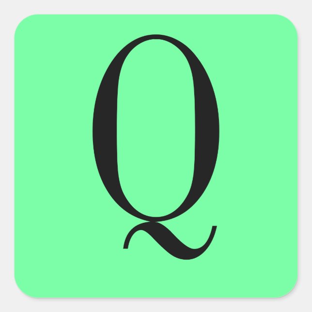 Q SQUARE STICKER (Front)