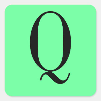 Q SQUARE STICKER