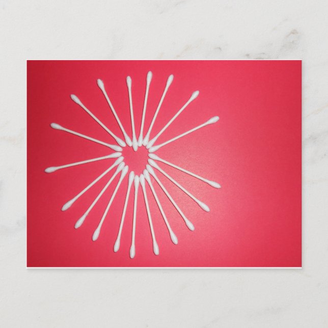 Q-Tip Heart Postcard (Front)