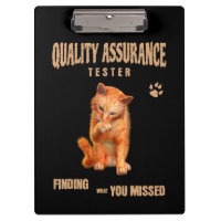 QA Tester Cat Humour
