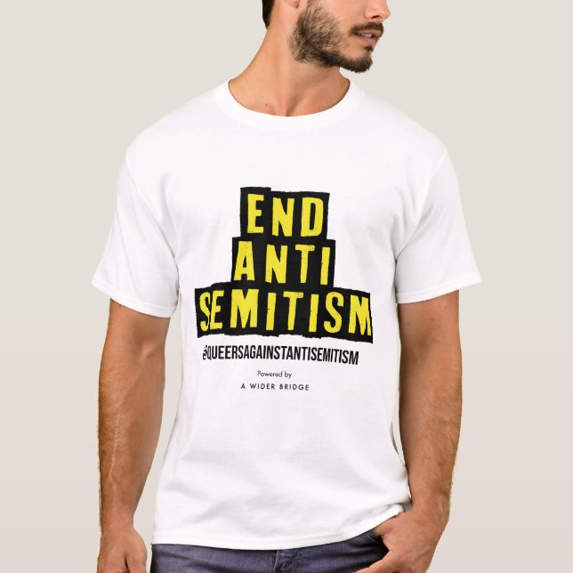 QAA End Antisemitism T-Shirt (Front)