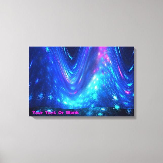 Qaanaaq - Northern Lights Canvas Print (Front)