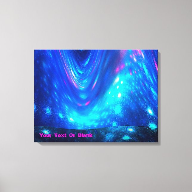 Qaanaaq - Northern Lights Canvas Print (Front)