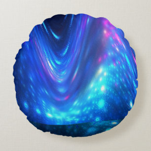 Qaanaaq - Northern Lights Round Cushion