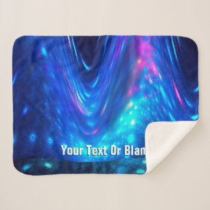 Qaanaaq - Northern Lights Sherpa Blanket