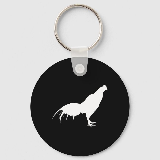 Qaib Thai Rooster Chicken  Key Ring (Front)