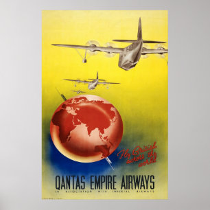 Qantas Empire Airways Poster