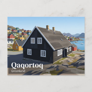 Qaqortoq Museum Greenland Postcard
