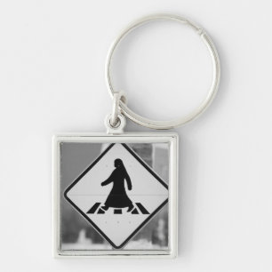 Qatar, Ad Dawhah, Doha. Arabian Pedestrian 3 Key Ring