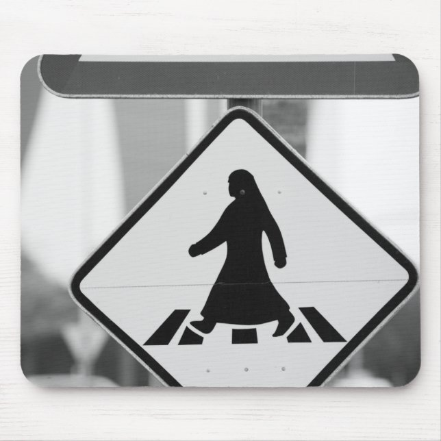 Qatar, Ad Dawhah, Doha. Arabian Pedestrian Mouse Mat (Front)