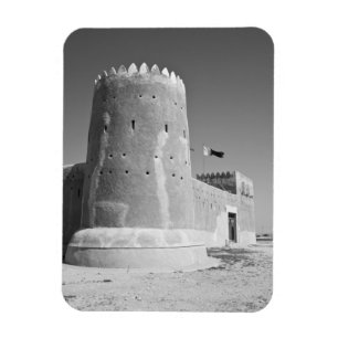 Qatar, Al Zubarah. Al-Zubarah Fort (b.1938) now 2 Magnet