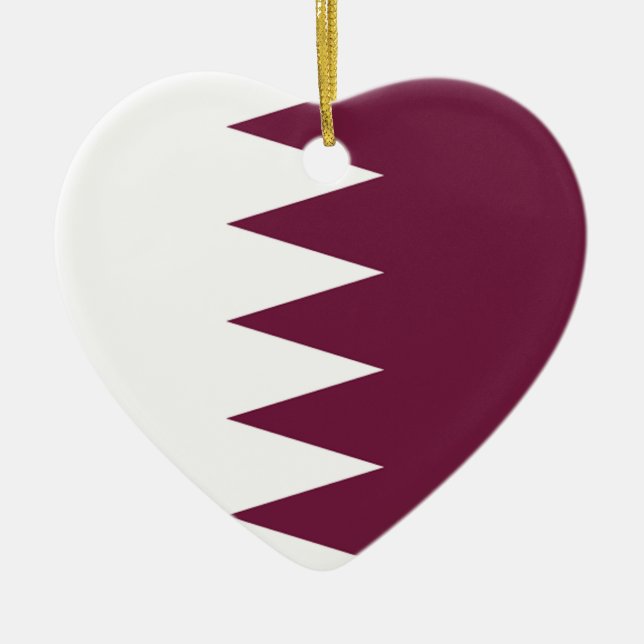 Qatar Ceramic Tree Decoration (Front)