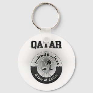 Qatar Coat of Arms Key Ring