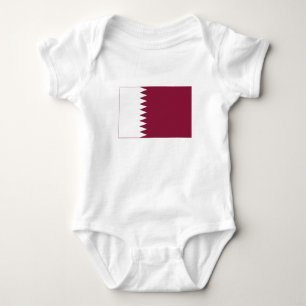 Qatar Flag Baby Bodysuit