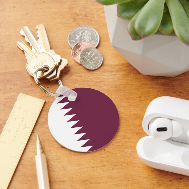 Qatar flag key ring (Desk)