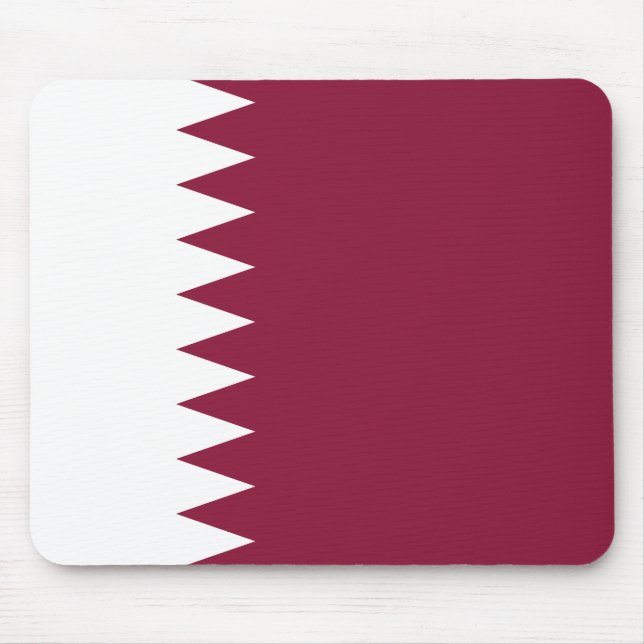 Qatar Flag Mouse Mat (Front)