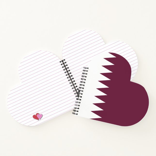 Qatar flag notebook (Inside)