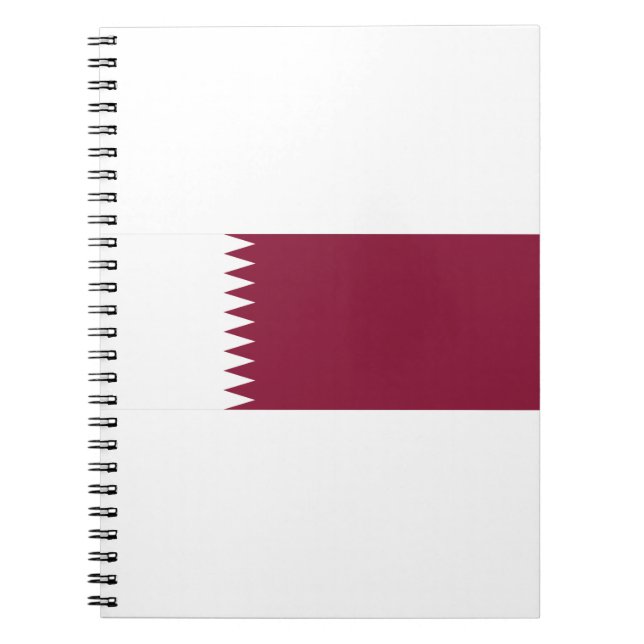 Qatar Flag Notebook (Front)