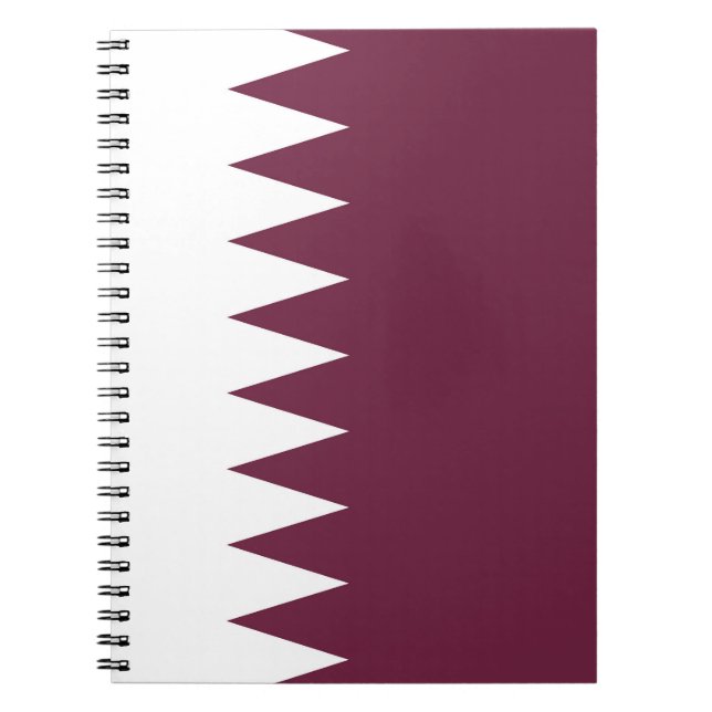 Qatar flag notebook (Front)