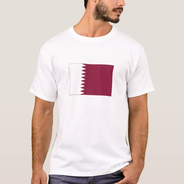 Qatar Flag T-Shirt (Front)