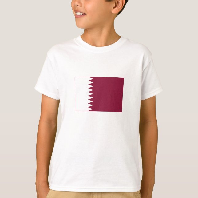 Qatar Flag T-Shirt (Front)