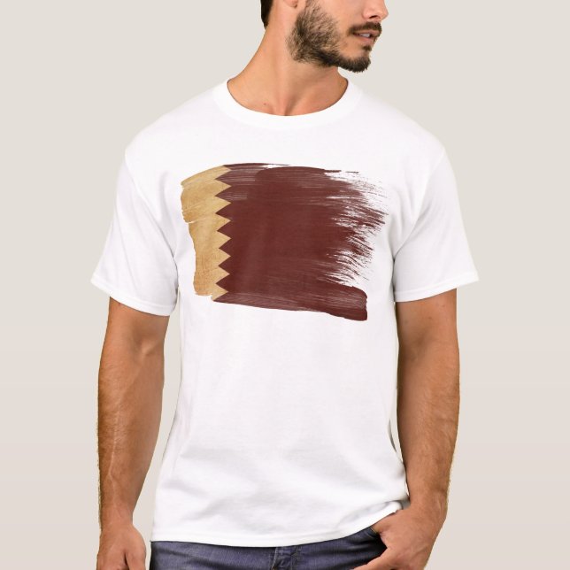 Qatar Flag T-Shirt (Front)