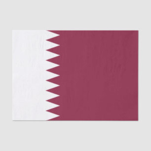 Qatar Flag Tissue Paper