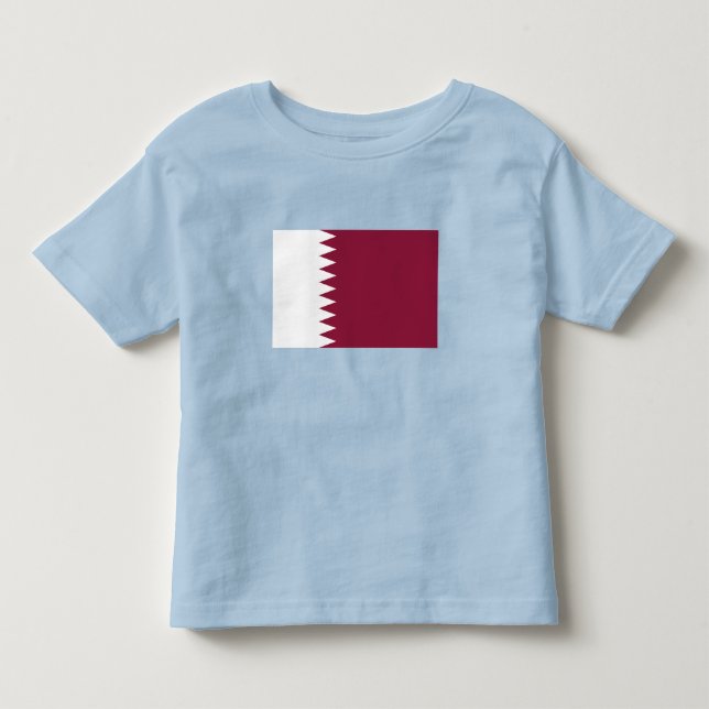 Qatar Flag Toddler T-Shirt (Front)