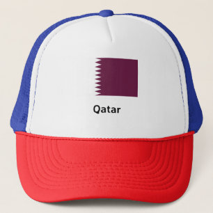 Qatar Flag Trucker Hat