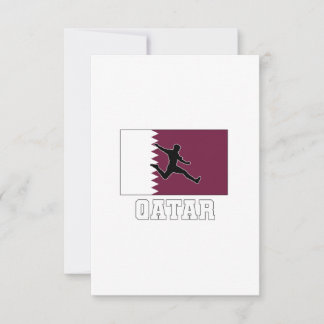 Qatar Football Soccer National Team Card