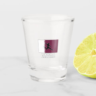 Qatar Football Soccer National Team Shot Glass