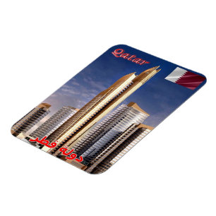 Qatar - Panorama - Skycrapers - Magnet