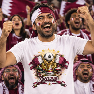 Qatar Soccer Fan Football World Cup Supporter T-Shirt