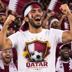 Qatar Soccer Fan Football World Cup Supporter T-Shirt